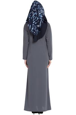 Blue Nida Khimar Ready To Wear Instant Hijab 5