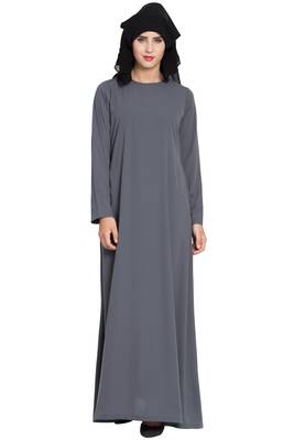 Black Georgette Three Layered Naqab Mouth Piece Hijab 6