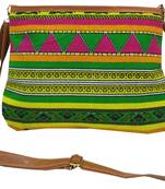 Shree Shyam Products Cotton Printed Pink Sling Bag