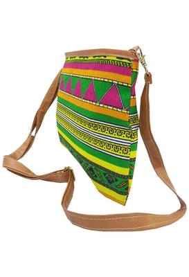 Shree Shyam Products Cotton Printed Pink Sling Bag 4