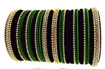 Kepler Fashion New Stylish Handmade Multi Colour Bangle  Set For Festival And Occasion " Pack Of 16" 1