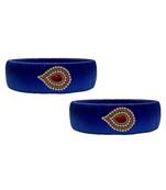 Kepler Fashion  Colour Silk Thread Bangle Set For Girls And Women "Pack  Of 2"