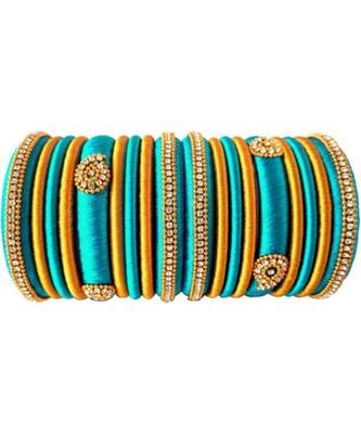 Kepler Fashion New Stylish Handmade Multi Colour Bangle  Set For Festival And Occasion " Pack Of 18" 1