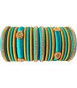Kepler Fashion New Stylish Handmade Multi Colour Bangle  Set For Festival And Occasion " Pack Of 18"