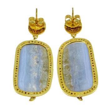 Multicolor Agate Earrings 2