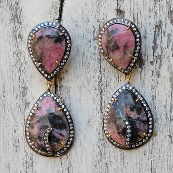 Multicolor Cubic Zirconia Earrings 3