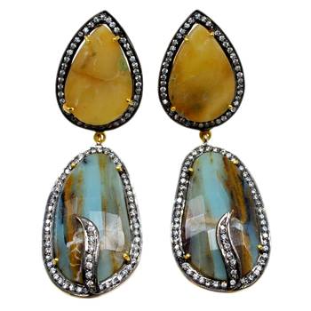 Multicolor Opal Earrings 1