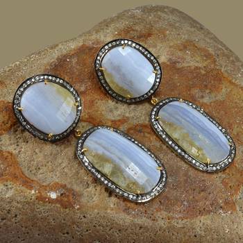 Multicolor Agate Earrings 3