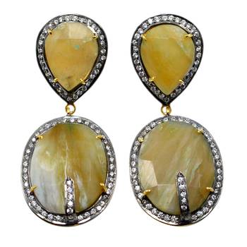 Multicolor Cubic Zirconia Earrings 1