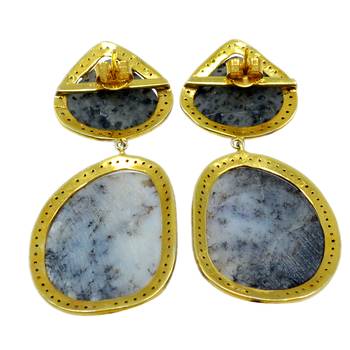 Multicolor Agate Earrings 2