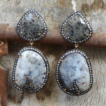Multicolor Agate Earrings 3