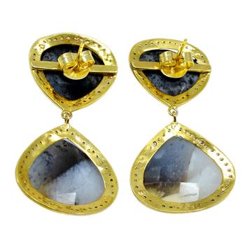 Multicolor Agate Earrings 2