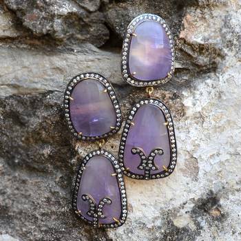 Multicolor Amethyst   Earrings 3