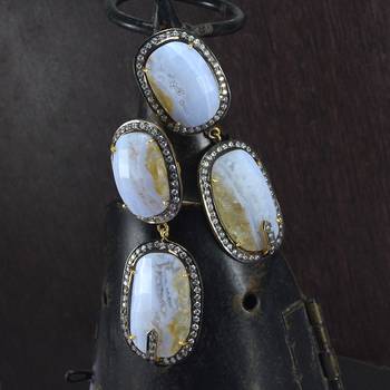 Multicolor Agate Earrings 3