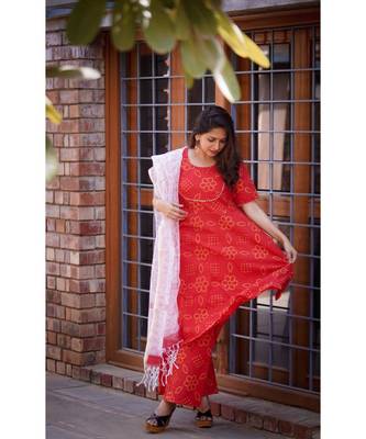 Bandhej suit set 2