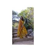 Floral mustard dress set