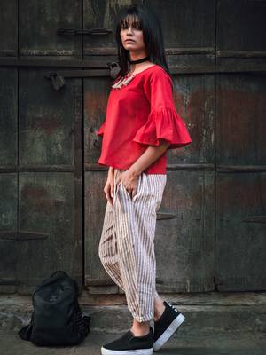 Fantasy Waist Tie Up Casual Pant 2