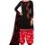 Black Banarasi Cotton Embroidered patiala-salwar With Jacquard Bottom