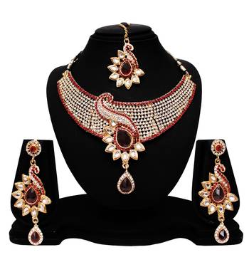 Maroon Necklaces 1