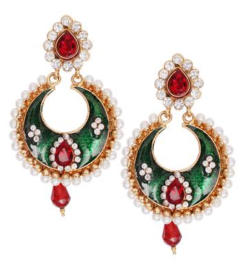 Green Chandbali 1