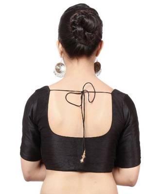 Black Mulberry Readymade Blouse For Women 2