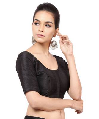 Black Mulberry Readymade Blouse For Women 3