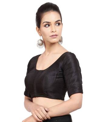 Black Mulberry Readymade Blouse For Women 4