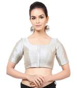 Grey Mulberry Readymade Blouse For Women