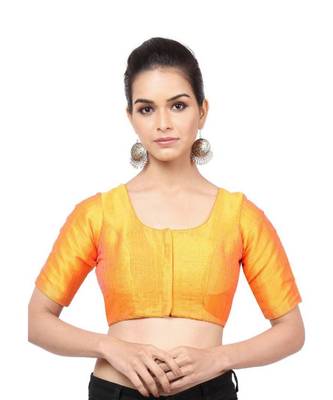 Mustard Mulberry Readymade Blouse For Women 1