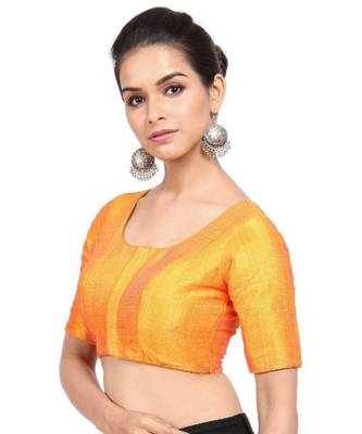 Mustard Mulberry Readymade Blouse For Women 4