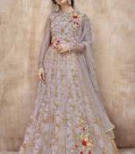 Net Floor Length Anarkali Suit