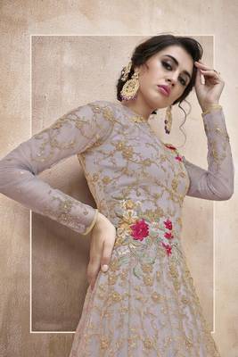 Net Floor Length Anarkali Suit 2