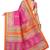 Pink printed bhagalpuri saree with blouse