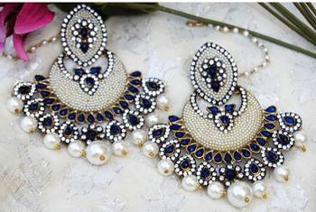 Pearl Chand Bali Chandelier Earrings 2