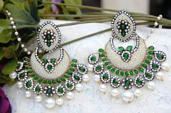 Pearl Chand Bali Chandelier Earrings 2
