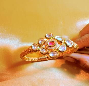 Gold Agate Bangles And Bracelets 1