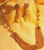 Gold Agate Necklace Sets