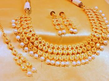 Gold Agate Necklace Sets 2