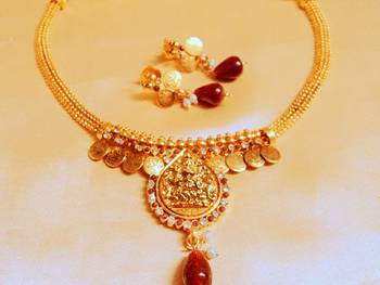 Gold Agate Necklace Sets 1