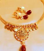 Gold Agate Necklace Sets