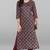 Janasya Grey printed crepe kurti