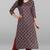 Janasya Grey printed crepe kurti