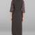 Janasya Grey printed crepe kurti