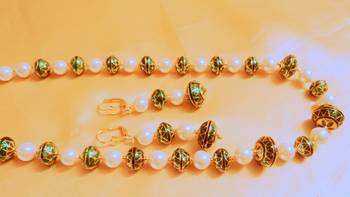Gold Agate Necklace Sets 1