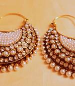 Gold Agate Danglers Drops