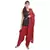 Maroon Cotton Patiala Salwar with Dupatta