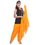 Yellow cotton indian readymade salwar kameez with dupatta