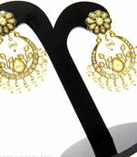 White Agate Earrings