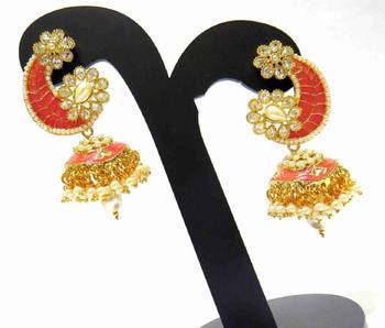 Red Agate Earrings 1