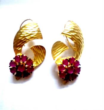 Gold Polki Earrings 1